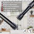 2pcs Adjustable Tension Curtain Rod, 28 to 43 Inches Spring Rods Closet Rod Cupboard Bars Spring Loaded Curtain Rods Tensions Rod For Windows,Kitc...