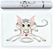 Silicone Cat Serving Mat – Waterproof and Anti-Slip, Ideal for Cat Bowls, 18 * 13" (White)...