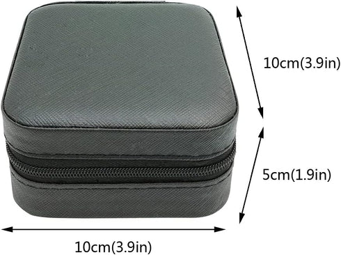 Mini Jewelry Travel Case,Small Travel Jewelry Organizer, Portable Jewelry Box Travel Mini Storage Organizer Portable Display Storage Box for Rings...