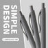 Pens Bulk, 50 Pack No Bleed Black Click Pens, Wholesale Retractable Ballpoint Pens, Pens Medium Point, Smooth Ink Pens, 1.0MM Black Ink...