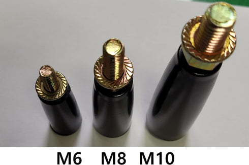 Revolving Hand Knob HandWheel M6 Male Threaded Stem L-2.4" Black for Boat Trailer Jack, Woodworking Machine, Cutting Machine, Tailstock, Table Saw...