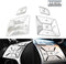 Steering Wheel Button Trim Cover Stickers Inner Car Decoration Fit for Mercedes Benz E C G Class W204 2012-2016 Interior Accessories Silver - 12Pc...
