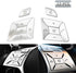 Steering Wheel Button Trim Cover Stickers Inner Car Decoration Fit for Mercedes Benz E C G Class W204 2012-2016 Interior Accessories Silver - 12Pc...