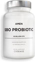 Amen Probiotics Supplement, SBO Probiotic and Organic Prebiotics, 50 Billion CFUs, Shelf Stable, No Refrigeration Required, Flora Daily Probiotic ...