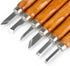 17Pack Small Wood Carving Set, 12pcs Wood Carving Tools SK2 Carbon Steel + 4pcs Whetstone + 1pcs Storage Case for Beginners DIY Woodworking Sculpt...