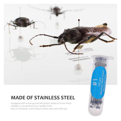 Tools Tools Stainless Steel | Sizes 00, 0| 100 of Each Size| includes Sturdy Storage Containers| for Entomology, Dissection, Collections Tool Bag ...