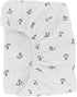 Synrroe Fitted Muslin Crib Sheets, Stretchy Crib Bed Sheets for Babies Boys, Super Soft and Comfortable 100% Cotton Bed Sheets Double Layers (Anch...