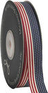 5/8" American Flag Stripes Printed Polyester Grosgrain Ribbons15-Yards Per Spool DIY 4th of July Independance Day Decoration...