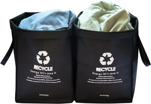 Recycle Bins for Kitchen,Ultra-Large Capacity Recycle Waste Bin Bags for Kitchen Home Trash Sorting Bins Organizer Baskets,29 Gal Series(2pcs)...