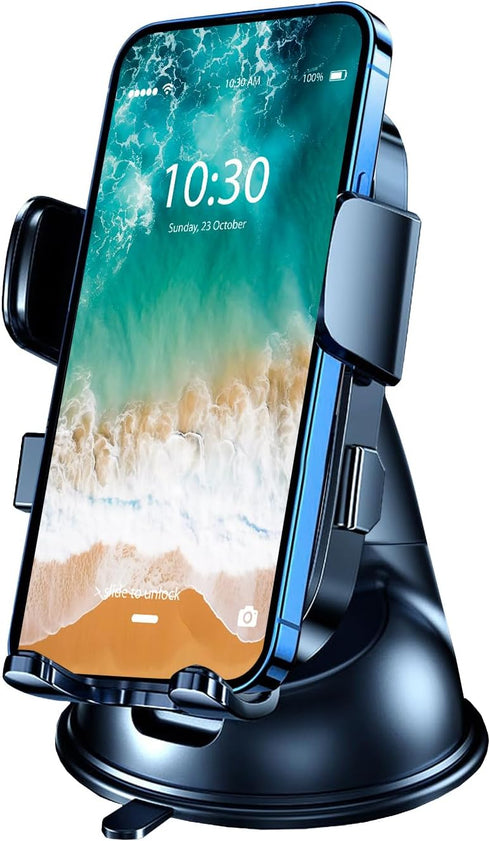 Boat Phone Holder, Waterproof Suction Cup Boat Cell Phone Mount Dashboard Universal Truck Desk Boat Stand Heavy Duty for Boating Kayak Sailing Mar...