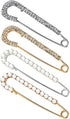 4 Pieces Brooch Pins Sweater Shawl Clips BlingBling Faux Crystal and Pearl Brooches for Women Girls 2 Styles...