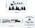 CINPIUK 14PCS Christmas Stencils Painting on Wood, Winter Holiday DIY Farmhouse Wood Signs North Pole Farm Fresh Christmas Tree Santa Reusable Tem...