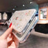 YTanazing Flower for iPhone 12 Pro Max Cute Case Real Flower Glitter Floral Design Slim Shockproof Soft Flexible Clear TPU Back Phone Cove for iPh...