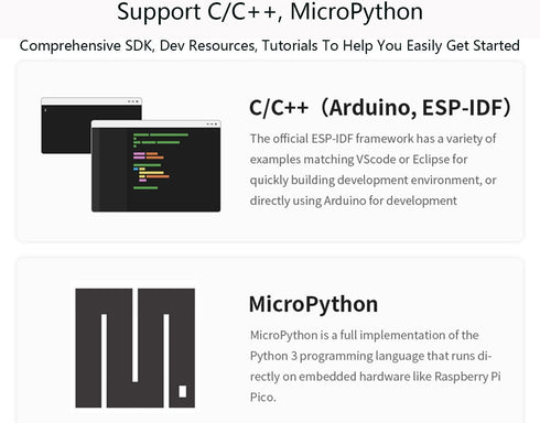 ESP32-C3 Mini Development Board, Based on ESP32-C3FN4 Single-Core Processor 160MHz Running Frequency, Support 2.4GHz Wi-Fi & Bluetooth 5, Onboard ...