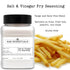 Gourmet Fries Seasoning, Salt and Vinegar Fry Seasoning - Great on Fries, Fried Fish, Popcorn, and Chips - Tangy and Salty - Gluten Free and Vegan...