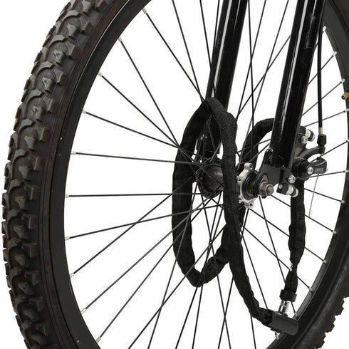 Bike Chain Lock with Key, 1.2m Bike Locks Anti-Theft Chain Lock Portable Lengthen Cycling Safety Locking Chain for Motorcycle Electric Scooter...