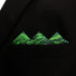 S&W SHLAX&WING Neck Tie Sets for Men Matching Necktie Dark Green Paisley Matching Pocket Square...