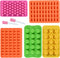 Chocolate Molds Gummy Molds Silicone - Candy Mold and Silicone Ice Cube Tray Nonstick Including Hearts, Stars, Shells...