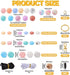 FASHEWELRY 122Pcs Pastel Silicone Beads for Keychain Making Colorful Round Silicone Focal Beads Abacus Hexagon Rubber Beads for DIY Crafts Jewelry...
