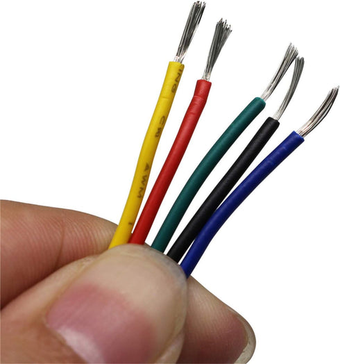 Striveday™ 30 AWG Tinned Copper Electric Wire Cable 30gauge Electrical Wires PVC Stranded Hookup Cables kit...