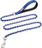 Dog Leash Chew Proof, Chain Leash Anti Chew Dog Leash for Large Dogs Heavy Duty, Indestructible Metal Leash Anti Bite Chain Link with Woven Cord S...