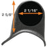 GlowShift Universal Black Triple Pillar Gauge Pod - Fits Any Make/Model - ABS Plastic - Mounts (3) 2-1/16" (52mm) Gauges to Vehicle's A-Pillar...