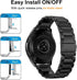 Valkit Compatible with Samsung Galaxy Watch 46mm/Galaxy Watch 3 45mm Bands/Samsung Gear S3 Classic/Gear 2, 2 Pack 22mm Stainless Steel Solid Wrist...
