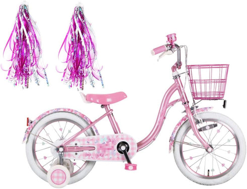 Children Kids Bike Scooter Streamers Handlebar Colourful Streamer Pom Pom Tassels Bicycle Grips Ribbon Sparkle Tassel Baby Carrier Accessories...