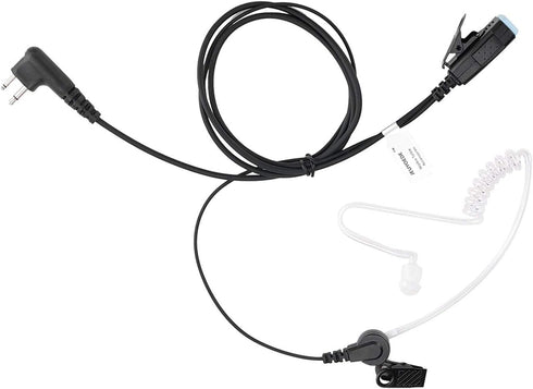CP200 Surveillance Earpiece Headset Compatible with M0torola XU2600 CLS1110 CLS1413 CP200D RMU2040 RDU4100 Walkie Talkie with Mic PTT (1 Pack)...