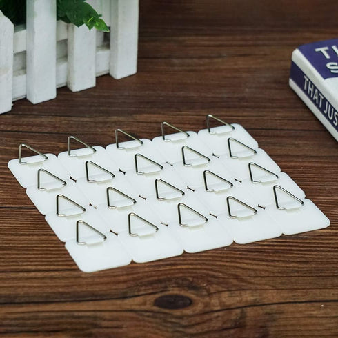 Artliving 1.25 Inch Invisible Adhesive Plate Hanger Set Vertical Plate Holders for The Wall(50 Pack)...