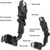 Car Rear View Mirror Phone Holder, 360° Rotating Rearview Mirror Phone Mount, ABS Multi-Functional Adjustable Cellphone Holder, Universal Car Phon...