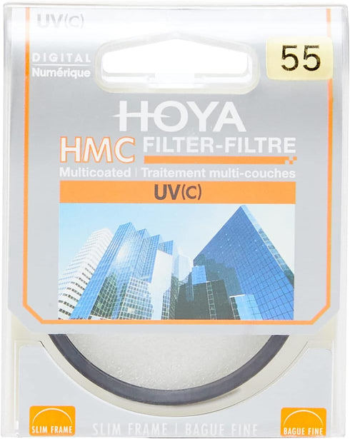 Hoya 55 mm UV(C) Digital HMC Screw-in Filter, Black...