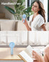 SWEETFULL Mini Portable Fan Powerful Handheld Fan Rechargeable,3 Speeds Personal Small Hand Fan for Travel Makeup Eyelash Fan for Stylish Kids Gir...