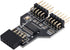 xiwai Motherboard 9pin USB 2.0 Header 1 to 2 Female Extension HUB Connector Adapter Port Multilier...
