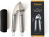 Deiss PRO Garlic Press and Silicone Garlic Peeler Set - Stainless Steel Rust Proof Garlic Mincer & Garlic Crusher for Ginger & Nuts, Garlic Roller...