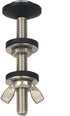 Universal Toilet Tank to Bowl Gasket & Tank to Bowl Bolts, 2 Kind Gasket and 4 Pieces 5/16 * 3.15 Inch Toilet Tank Bolts, Fit Most 2-Inch and 3-In...
