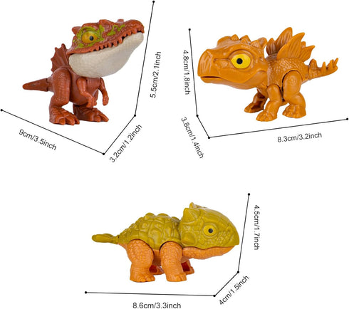 Biting Fingers Dinosaurs Puppets, Jurassic World Dinosaur Toys, Dinosaurs Action Figures Collectibles for 3 4 5 6 7 8 Boys Kids...