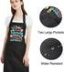 Funny Baking Aprons for Women with Pockets, Water Restistant Cooking Apron for Men Birthday Gift for Baker Dad Mom...