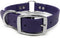 Regal Dog Products Small Purple Dog Collar with Heavy Duty Double Buckle & D Ring | Vinyl Coated, Custom Fit, Adjustable Biothane Dog Collar | Che...