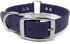 Regal Dog Products Small Purple Dog Collar with Heavy Duty Double Buckle & D Ring | Vinyl Coated, Custom Fit, Adjustable Biothane Dog Collar | Che...