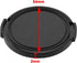 4Pcs 52mm Snap-on Front Camera Lens Cap with Elastic Lens Cap Keeper Fitting Any with 52mm Screw in Filter Thread Camera Black...