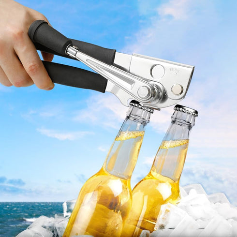 Crank Can Openers Manual,Heavy Duty Commercial Swing Away Can Opener with Rubber-coated Handles...