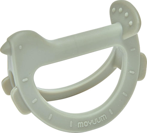 Swing Bird Teether (Green) | 100% Platinum Silicone | Baby Teether for babies 3-6 Months, 6-12 Months | Easy to Hold | Infant Teething Toys for Re...
