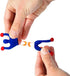 ArtCreativity Sticky Wall Climbers, 24PCS Mountain Climber Figures, Stretchy Sticky Toys for Kids, Anxiety Relief Toys, Party Favors for Kids, Gre...