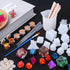Resin Dice Molds, Shynek 19 Styles Polyhedral Game Dice Molds Set with Silicone Dice Mold, Mixing Sticks, Measuring Cup, Droppers, Acrylic Paints ...