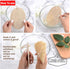 Loofah Sponge Dishwashing Brush,5-Piece Set,Suitable for Kitchen Cleaning dishwashing and Bathroom Cleaning Soft and Natural luffa,100% Plastic-Fr...