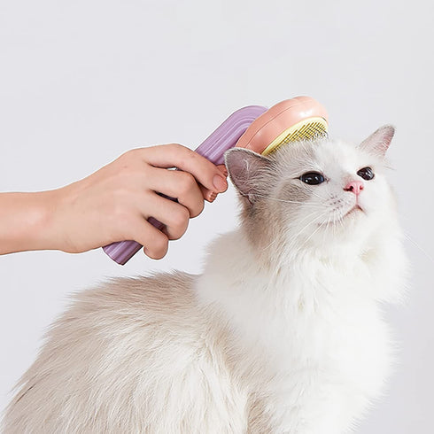 Self-Cleaning Pet Brush Grooming Comb for Cats Dogs Hair Shedding Tools for Tangled Hair Removing Cleaning Massage...
