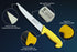 SMI 7 inch Solingen Butcher Knife - Professional Chef Knife for Meat Cutting and Processing - Made in Germany...