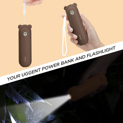 JISULIFE Handheld Fan with 4500 mAh Powerbank Max 37 Hours Runtime, Pocket Portable Battery Operated or USB Powered Folding Personal Fan, 3 Speeds...