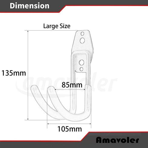 EV Charger Holder-Electric Vehicle Charger Nozzle Holster Dock and J-Hook Combination for J1772 Connector.......